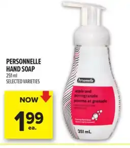 Metro PERSONNELLE HAND SOAP offer