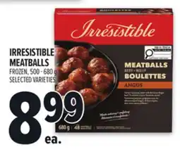 Metro IRRESISTIBLE MEATBALLS offer