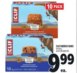 Metro CLIF ENERGY BARS offer