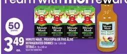 Metro MINUTE MAID, FRUITOPIA OR FIVE ALIVE REFRIGERATED DRINKS offer