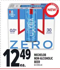 Metro MICHELOB NON-ALCOHOLIC BEER offer