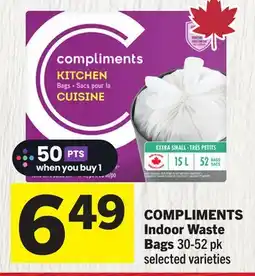 Foodland COMPLIMENTS Indoor Waste Bags offer