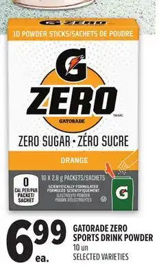 Metro GATORADE ZERO SPORTS DRINK POWDER offer