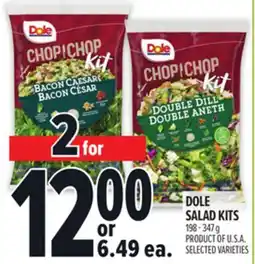 Metro DOLE SALAD KITS offer