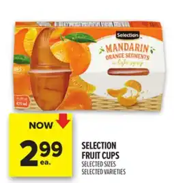 Metro SELECTION FRUIT CUPS offer