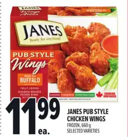 Metro JANES PUB STYLE CHICKEN WINGS offer