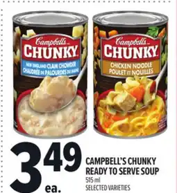 Metro CAMPBELL'S CHUNKY READY TO SERVE SOUP offer