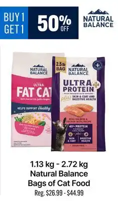 Ren’s Pets Depot 1.13 kg - 2.72 kg Natural Balance Bags of Cat Food offer