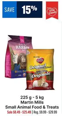 Ren’s Pets Depot 225 g - 5 kg Martin Mills Small Animal Food & Treats offer