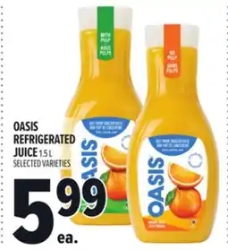 Metro OASIS REFRIGERATED JUICE offer