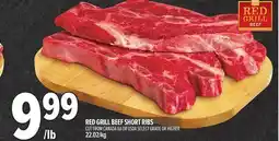 Metro RED GRILL BEEF SHORT RIBS offer