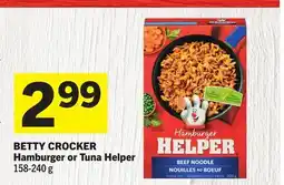Foodland BETTY CROCKER Hamburger or Tuna Helper offer