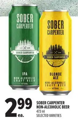 Metro SOBER CARPENTER NON-ALCOHOLIC BEER offer