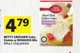 Foodland BETTY CROCKER Cake, Cookie or BISQUICK Mix offer