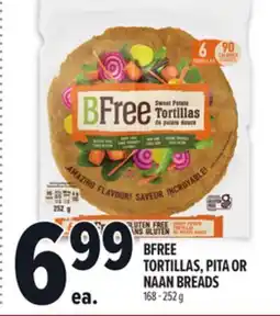 Metro BFREE TORTILLAS, PITA OR NAAN BREADS offer