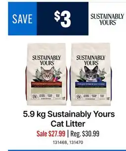 Ren’s Pets Depot 5.9 kg Sustainably Yours Cat Litter offer