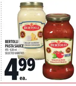 Metro BERTOLLI PASTA SAUCE offer