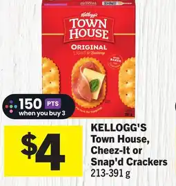 Foodland KELLOGG'S Town House, Cheez-It or Snap'd Crackers offer