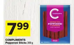 Foodland COMPLIMENTS Pepperoni Sticks offer