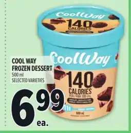 Metro COOL WAY FROZEN DESSERT offer