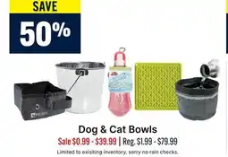Ren’s Pets Depot Dog & Cat Bowls offer
