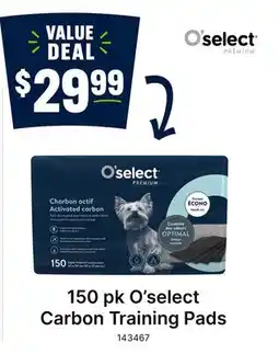 Ren’s Pets Depot 150 pk O'select Carbon Training Pads offer