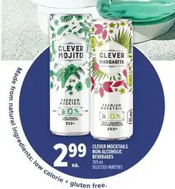 Metro CLEVER MOCKTAILS NON-ALCOHOLIC BEVERAGES offer