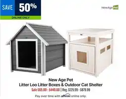 Ren’s Pets Depot New Age Pet Litter Loo Litter Boxes & Outdoor Cat Shelter offer
