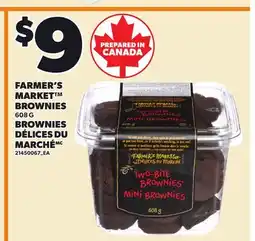 Independent Grocer FARMER'S MARKET BROWNIES, 608 G offer