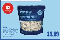 Wholesale Club RAW PACIFIC SHRIMP, 16-20 per lb 1.36 kg offer