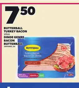 Independent Grocer BUTTERBALL TURKEY BACON, 375 G offer