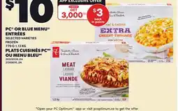 Independent Grocer PC OR BLUE MENU ENTRÉES, 770 G-1.13 KG offer