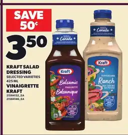 Independent Grocer KRAFT SALAD DRESSING, 425 ML offer