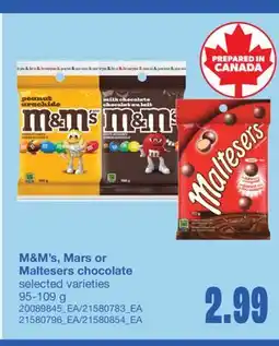 Wholesale Club CHOCOLATE, 95-109 G offer