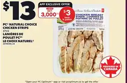 Independent Grocer PC NATURAL CHOICE CHICKEN STRIPS, 375 G offer
