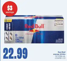 Wholesale Club ENERGY DRINKS, 12 x 250 mL offer
