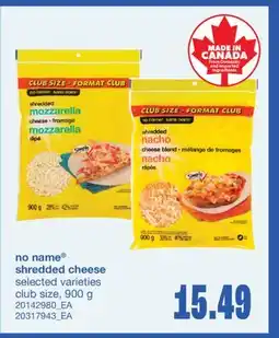 Wholesale Club SHREDDED CHEESE, 900 g offer