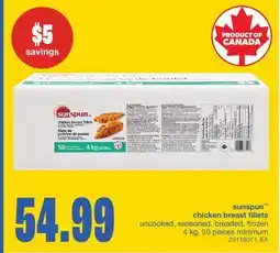 Wholesale Club CHICKEN BREAST FILLETS, 4 kg offer