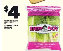 Independent Grocer ROMAINE HEARTS, 3'S offer