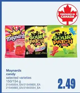 Wholesale Club CANDY, 150/154 g offer