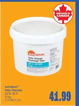 Wholesale Club FETA CHEESE, 3 KG offer