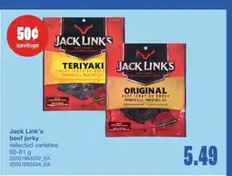 Wholesale Club BEEF JERKY, 65-81 g offer