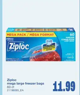Wholesale Club MEGA LARGE FREEZER BAGS, 60 CT offer