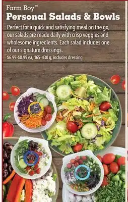 Farm Boy Farm Boy Personal Salads & Bowls offer