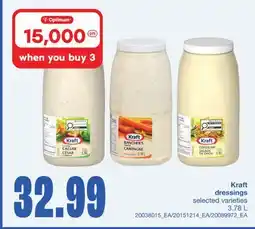 Wholesale Club DRESSINGS, 3.78 L offer