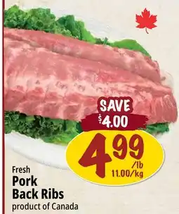 Farm Boy Fresh Pork Back Ribs offer