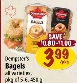 Farm Boy Dempster's Bagels offer