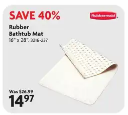 Home Hardware Rubber Bathtub Mat offer