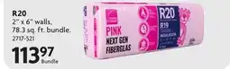 Home Hardware PINK NEXT GEN FIBERGLAS Insulation R20 offer
