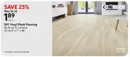 Home Hardware SPC Vinyl Plank Flooring Canyon offer
